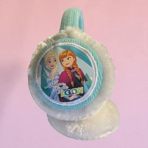 Disney Frozen Northern Lights Aglow Earmuff Gloves Set Elsa & Anna Girls Kids - Picture 10 of 10